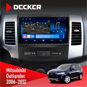 Штатная магнитола Mitsubishi Outlander XL 2006-2012 Decker D9-008 8x128 DSP 4G