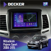 Штатная магнитола Mitsubishi Pajero Sport 2008-2015 Decker TS9003 TS 4x64, DSP 4G, 2k