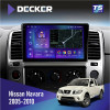 Штатная магнитола Nissan Navara (D40) 2005-2010 Decker TS9003 TS 4x64, DSP 4G, 2k