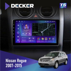 Штатна магнітола Nissan Rogue 2007-2015 Decker TS9002 TS 4x32, DSP, 4G