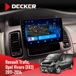 Штатная магнитола Opel Vivaro 2011-2015 Decker D10-008 8x128 DSP 4G