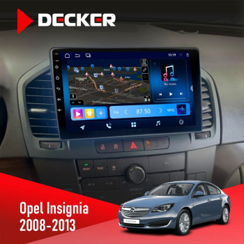 Штатна магнітола Opel Insignia 2008-2013 Decker D9-008 8x128 DSP 4G