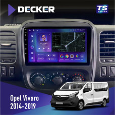Штатна магнітола Opel Vivaro 2014-2019 Decker TS9002 TS 4x32, DSP, 4G