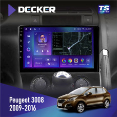 Штатна магнітола Peugeot (3008) 2009-2016 Decker TS9002 TS 4x32, DSP, 4G