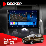 Штатна магнітола Peugeot (3008) 2009-2016 Decker D9-008 8x128 DSP 4G