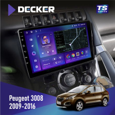 Штатна магнітола Peugeot (3008) 2009-2016 Climate Decker TS9002 TS 4x32, DSP, 4G