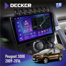 Штатна магнітола Peugeot (3008) 2009-2016 Climate Decker TS9003 TS 4x64, DSP 4G, 2k