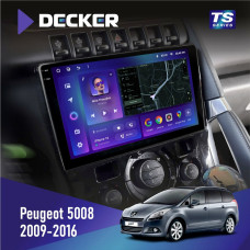 Штатная магнитола Peugeot (5008) 2009-2016 Climate Decker TS9004 TS 6x128, DSP 4G, 2k