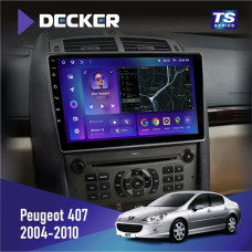Штатная магнитола Peugeot 407 2004-2010 Decker TS9002 TS 4x32, DSP, 4G