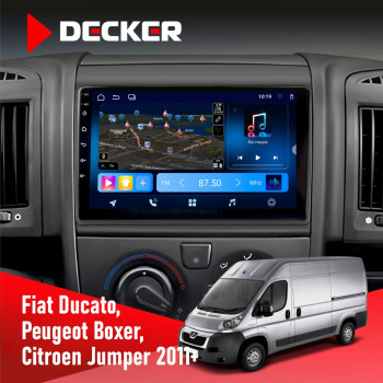 Штатная магнитола Peugeot Boxer 2006+ Decker D9-008 8x128 DSP 4G