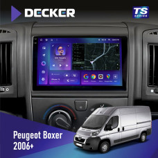 Штатная магнитола Peugeot Boxer 2006+ Decker TS9004 TS 6x128, DSP 4G, 2k