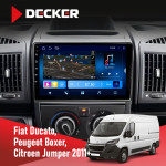Штатная магнитола Peugeot Boxer 2011+ Decker D9-008 8x128 DSP 4G