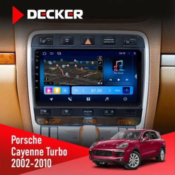 Штатная магнитола Porsche Cayenne Turbo 2002-2010 Decker D9-008 8x128 DSP 4G