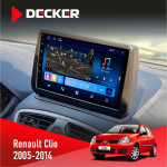 Штатна магнітола Renault Clio 2005-2014 Decker D9-008 8x128 DSP 4G