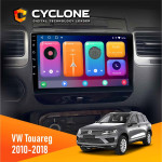 Штатная магнитола Volkswagen Touareg 2010-2018 Cyclone C9CPL 2x32