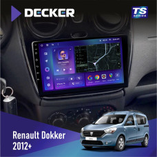 Штатная магнитола Renault Dokker, Sandero, Lodgy 2012+ Decker TS9002 TS 4x32, DSP, 4G
