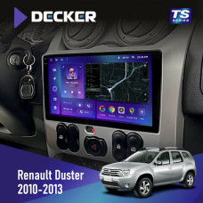 Штатная магнитола Renault Duster 2010-2013 Decker TS9004 TS 6x128, DSP 4G, 2k