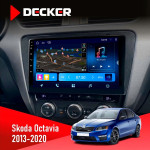Штатная магнитола Skoda Octavia A7 2013-2020 Decker D10-008 8x128 DSP 4G