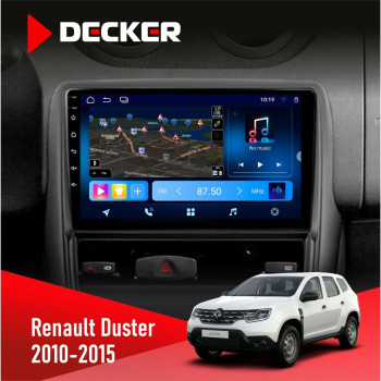 Штатная магнитола Renault Duster 2010-2015 Decker D9-008 8x128 DSP 4G