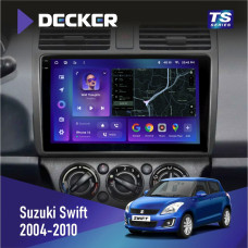 Штатная магнитола Suzuki Swift 2004-2010 Decker TS10004 TS 6x128, DSP 4G, 2k