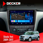 Штатная магнитола Skoda Yeti 2009-2017 Decker D10-008 8x128 DSP 4G