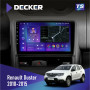 Штатна магнітола Renault Duster 2010-2015 ISO Decker TS9002 TS 4x32, DSP, 4G