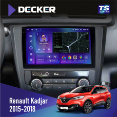 Штатная магнитола Renault Kadjar 2015-2018 Decker TS9004 TS 6x128, DSP 4G, 2k