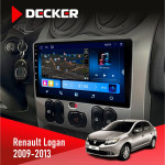 Штатная магнитола Renault Logan 2009-2013 Decker D9-008 8x128 DSP 4G