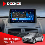 Штатная магнитола Renault Megane II 2003-2009 Decker D9-008 8x128 DSP 4G