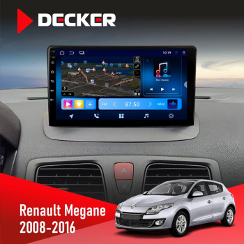 Штатная магнитола Renault Megane III 2008-2016 Decker D9-008 8x128 DSP 4G