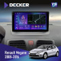 Штатная магнитола Renault Megane III 2008-2016 Decker TS9004 TS 6x128, DSP 4G, 2k