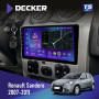 Штатная магнитола Renault Sandero 2007-2011 Decker TS9002 TS 4x32, DSP, 4G