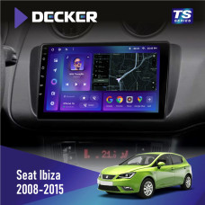 Штатная магнитола Seat Ibiza 2008-2015 Decker TS9002 TS 4x32, DSP, 4G