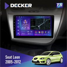 Штатная магнитола Seat Leon 2005-2015 Decker TS9002 TS 4x32, DSP, 4G