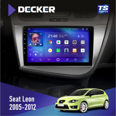 Штатная магнитола Seat Leon 2005-2015 Decker TS9004 TS 6x128, DSP 4G, 2k