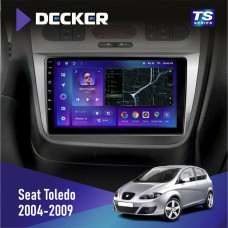 Штатная магнитола Seat Toledo 2004-2009 Decker TS9002 TS 4x32, DSP, 4G
