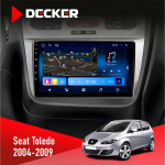 Штатна магнітола Seat Toledo 2004-2009 Decker D9-008 8x128 DSP 4G