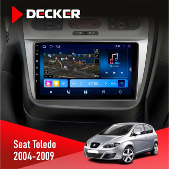 Штатна магнітола Seat Toledo 2004-2009 Decker D9-008 8x128 DSP 4G