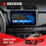 Штатна магнітола Skoda Fabia 2014-2021 Decker D9-008 8x128 DSP 4G