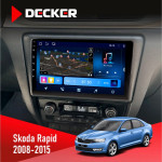 Штатна магнітола Skoda Rapid 2013-2018 Decker D9-008 8x128 DSP 4G