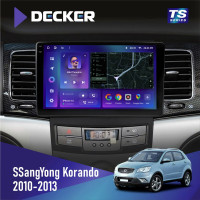 Штатная магнитола SsangYong Korando, Actyon 2010-2013 Decker TS9004 TS 6x128, DSP 4G, 2k