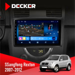 Штатная магнитола SsangYong Rexton 2007-2012 Decker D9-008 8x128 DSP 4G