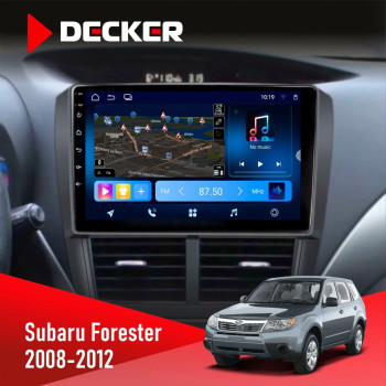Штатная магнитола Subaru Forester 2008-2012 Decker D9-008 8x128 DSP 4G