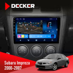 Штатная магнитола Subaru Impreza 2000-2007 Decker D9-008 8x128 DSP 4G