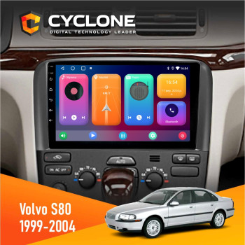 Штатная магнитола Volvo S80 1999-2004, Cyclone C9CPL 2x32