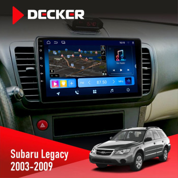 Штатная магнитола Subaru Legacy 2003-2009 Decker D9-008 8x128 DSP 4G