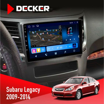 Штатная магнитола Subaru Legacy 2009-2014 Decker D9-008 8x128 DSP 4G