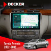 Штатная магнитола Toyota Avensis 2002-2008 Decker D9004 6x128, DSP 360, 2k