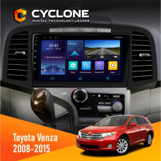 Штатная магнитола Toyota Toyota Venza 2008-2015 AMP Cyclone C9006 4x64, DSP, DVR