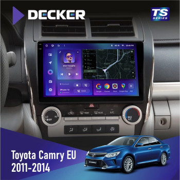 Штатна магнітола Toyota Camry 2011-2014 Decker TS10003 TS 4x64, DSP 4G, 2k